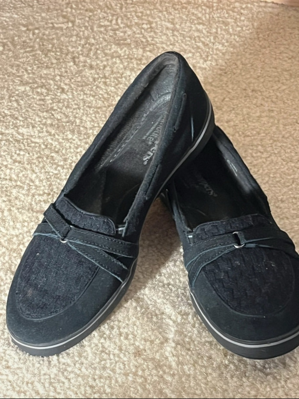 Grasshoppers Black Women's Slip-On Loafers